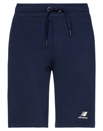New Balance Shorts & Bermuda Shorts In Dark Blue