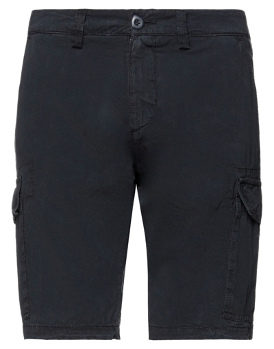 Modfitters Man Shorts & Bermuda Shorts Midnight Blue Size 31 Cotton In Blue