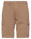 Modfitters Man Shorts & Bermuda Shorts Camel Size 30 Cotton In Beige