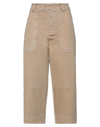 Alpha Studio Cropped Pants In Beige