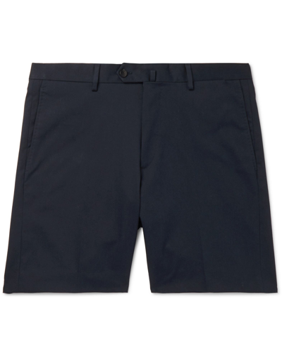 Odyssee Man Shorts & Bermuda Shorts Midnight Blue Size 40 Cotton, Elastane