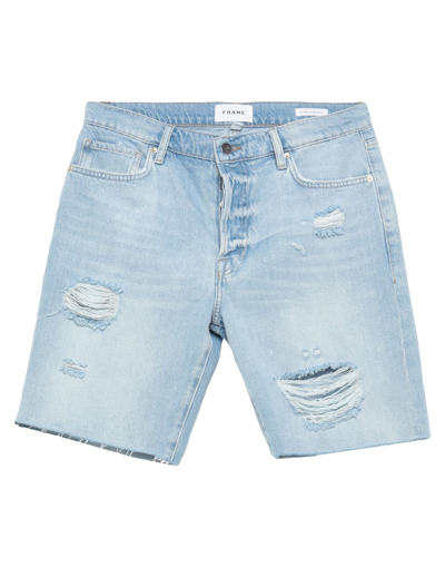 Frame Denim Shorts In Blue