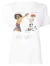 UNFORTUNATE PORTRAIT 'WIN WIN' T-SHIRT,WINWIN11696836