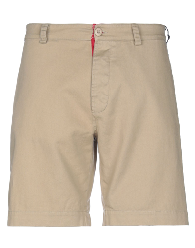 In The Box Man Shorts & Bermuda Shorts Sand Size Xl Cotton In Beige