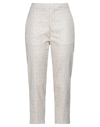 Dondup Woman Pants Beige Size 28 Cotton, Polyamide, Elastane