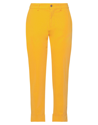BERWICH BERWICH MAN PANTS YELLOW SIZE 26 COTTON, ELASTANE,13627976EC 2