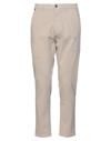 Messagerie Man Pants Beige Size 28 Cotton, Elastane In Beige