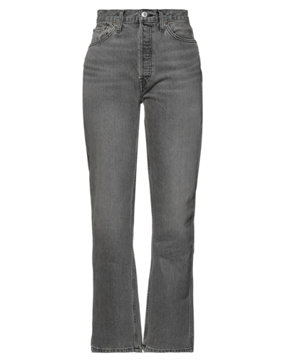 Re/done Jeans In Black