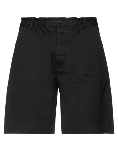Dsquared2 Pleated Relaxed Fit Surf Shorts In Black