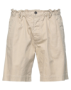Dsquared2 Man Shorts & Bermuda Shorts Beige Size 30 Cotton, Elastane, Polyester, Polyurethane, Bovin