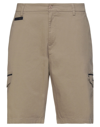Harmont & Blaine Man Shorts & Bermuda Shorts Khaki Size 30 Cotton, Elastic Fibres In Beige