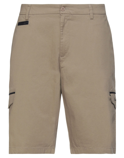 Harmont & Blaine Man Shorts & Bermuda Shorts Khaki Size 30 Cotton, Elastic Fibres In Beige