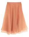 Elisabetta Franchi Midi Skirts In Blush