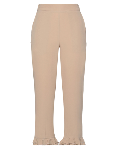 Semicouture Pants In Beige