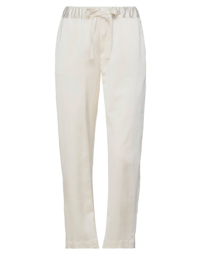 Semicouture Pants In Ivory
