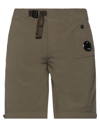 C.p. Company C. P. Company Man Shorts & Bermuda Shorts Military Green Size 28 Polyamide, Elastane In Green