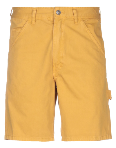 Stan Ray Man Shorts & Bermuda Shorts Ocher Size 32w-32l Cotton In Yellow