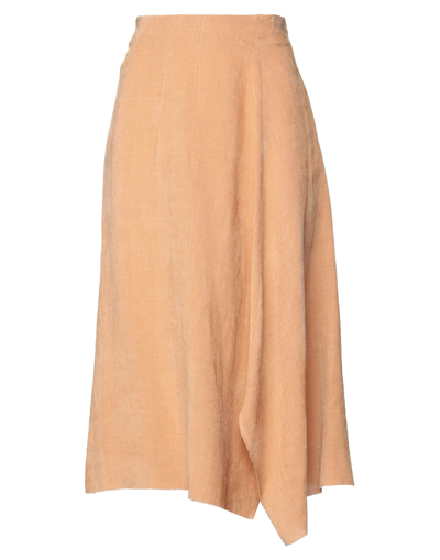 Alysi Long Skirts In Orange