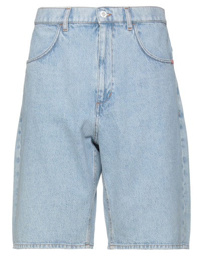 Amish Denim Shorts In Clear Blue