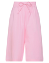 Msgm Cotton Bermuda In Pink
