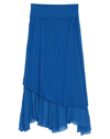 European Culture Midi Skirts In Blue
