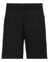 Low Brand Black Cotton Blend Chino Shorts
