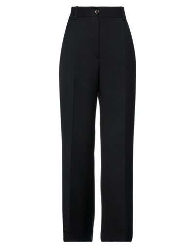 PATOU PATOU WOMAN PANTS BLACK SIZE 10 VIRGIN WOOL,13653999MC 10
