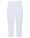 European Culture Cropped Pants In White