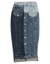 RED VALENTINO RED VALENTINO WOMAN DENIM SKIRT BLUE SIZE 0 COTTON,13653979JM 2