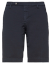 Entre Amis Man Shorts & Bermuda Shorts Midnight Blue Size 40 Cotton, Elastane