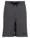 Numero 00 Man Shorts & Bermuda Shorts Steel Grey Size M Cotton
