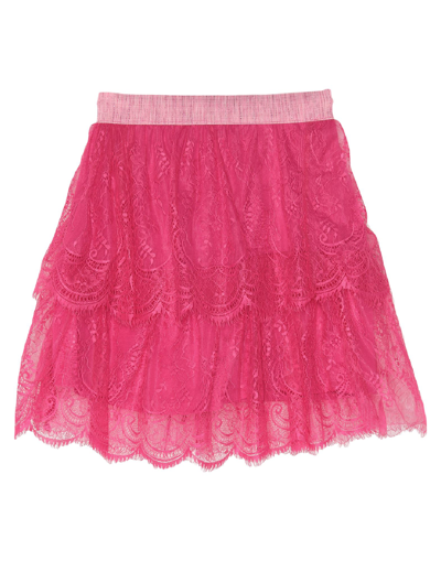 Vanessa Scott Mini Skirts In Pink