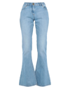 Balmain Western Bootcut Jeans In Blue