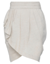 MATTHEW ADAMS DOLAN MATTHEW ADAMS DOLAN WOMAN MINI SKIRT BEIGE SIZE 10 LINEN,13642701JK 7