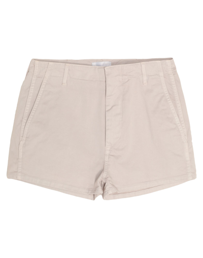 Dondup Woman Shorts & Bermuda Shorts Light Grey Size 30 Cotton, Elastane
