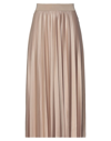 Vila Midi Skirts In Beige
