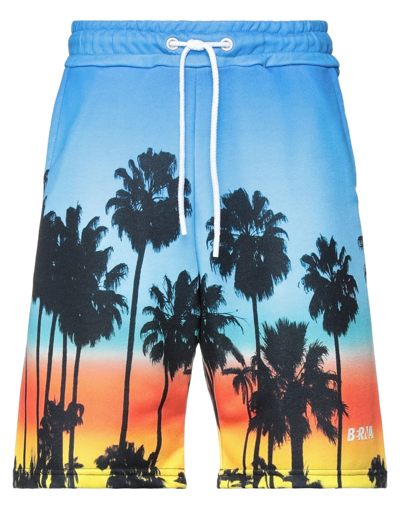 Berna Man Shorts & Bermuda Shorts Azure Size S Polyester In Blue