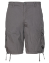 Scout Man Shorts & Bermuda Shorts Lead Size Xl Cotton In Grey