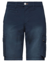 Sseinse Man Shorts & Bermuda Shorts Midnight Blue Size 30 Cotton, Elastane