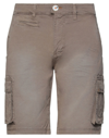 Sseinse Man Shorts & Bermuda Shorts Light Brown Size 28 Cotton, Elastane In Beige