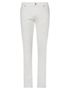 BROOKSFIELD BROOKSFIELD MAN PANTS WHITE SIZE 42 COTTON, ELASTANE,13646708WB 12