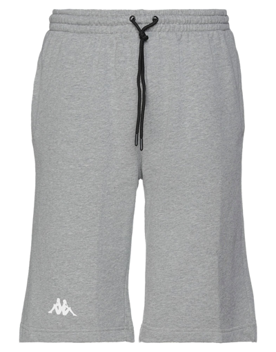 Kappa Man Shorts & Bermuda Shorts Grey Size Xs Cotton
