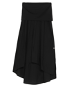 Manila Grace Midi Skirts In Black
