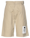 Paccbet Logo-patch Shorts In Beige