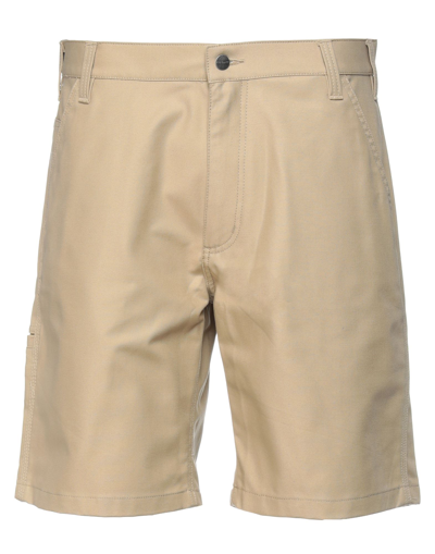 Carhartt Man Shorts & Bermuda Shorts Khaki Size 30 Cotton, Polyester, Elastane In Beige