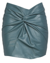 Alexandre Vauthier Mini Skirts In Deep Jade