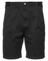 Carhartt Man Shorts & Bermuda Shorts Black Size 26 Cotton
