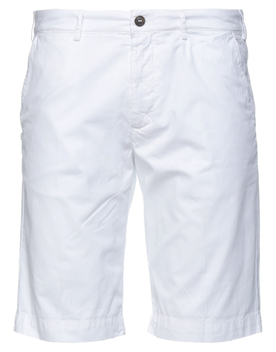 40weft Man Shorts & Bermuda Shorts White Size 38 Cotton