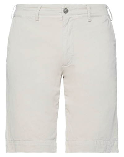 40weft Man Shorts & Bermuda Shorts Light Grey Size 40 Cotton In Grey