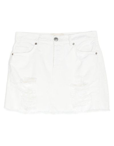 Aniye By Denim Skirts In White